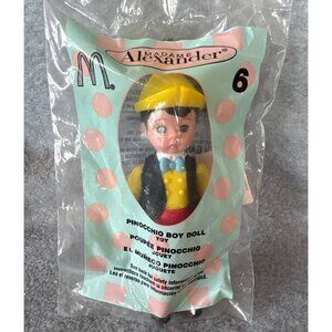 Madame Alexander 2004 McDonalds Pinocchio Boy Doll Toy New